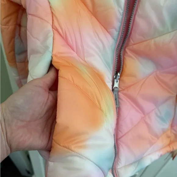 ZeroXposur Size 10/12 Pink and Gray Kids Ski Jacket